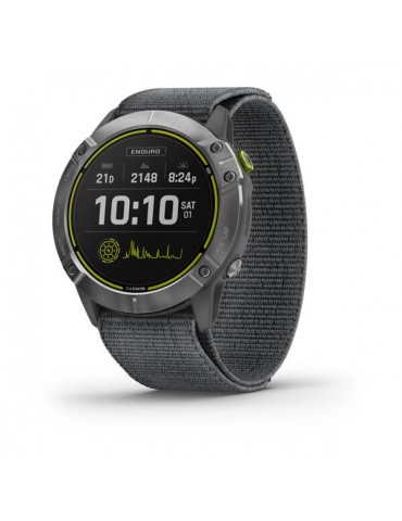 Garmin Enduro™ Steel with Gray UltraFit Nylon Strap