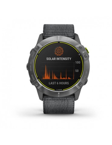 Garmin Enduro™ Steel with Gray UltraFit Nylon Strap