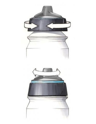 Garmin Tacx® Shanti 500 мл Прозрачная Орпнжевая - фляга