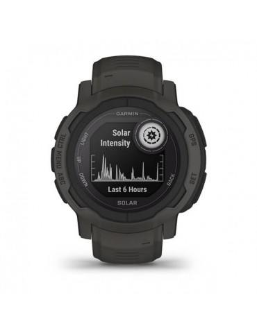 Garmin Instinct® 2 Solar Graphite - мультиспортивний смарт-годинник з GPS