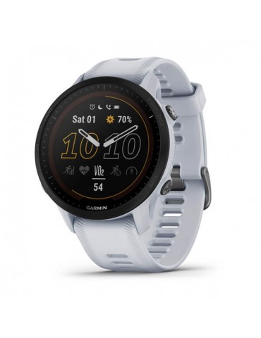 Garmin Forerunner 955, Solar, White - смарт-годинник із GPS для бігу та триатлону з сонячною зарядкою