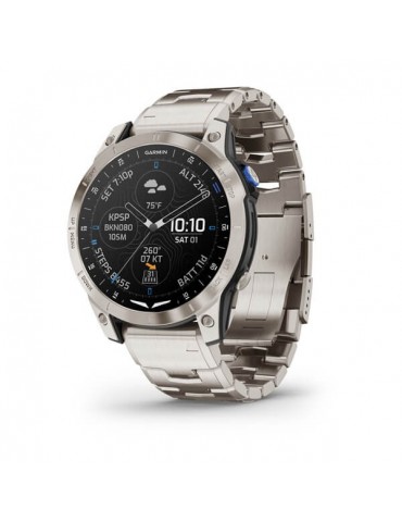 Garmin D2™ Mach 1 Aviator Smartwatch with Vented Titanium Bracelet