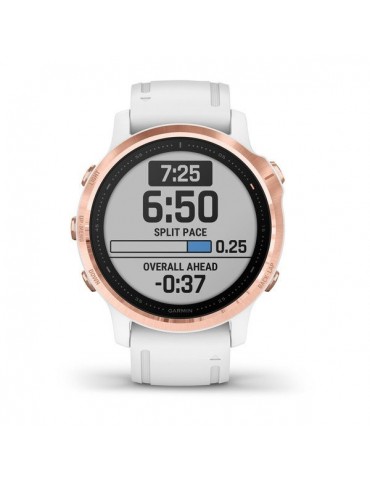 Garmin fenix 6S PRO - Rose Gold-tone with White Band