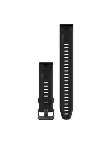 Ремінець для fenix 5S Plus 20mm QuickFit Black Silicone Large Band