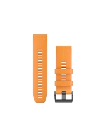 Ремінець для fenix 5X Plus 26mm QuickFit Spark Orange Silicone