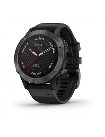 Garmin fenix 6 SAPPHIRE - Carbon Gray DLC with Black Band