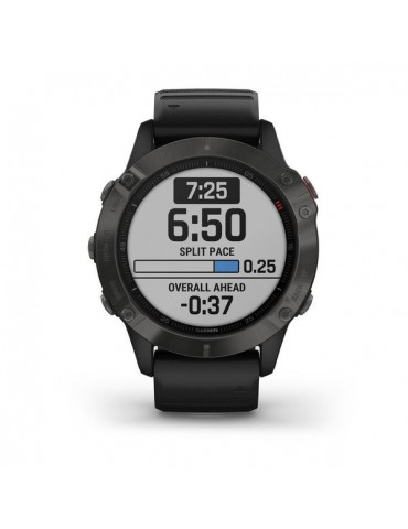 Garmin fenix 6 SAPPHIRE - Carbon Gray DLC with Black Band