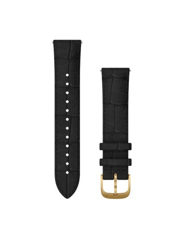 Ремінець Quick Release vivomove, Luxe, 20mm, Leather, Pure Gold-Black