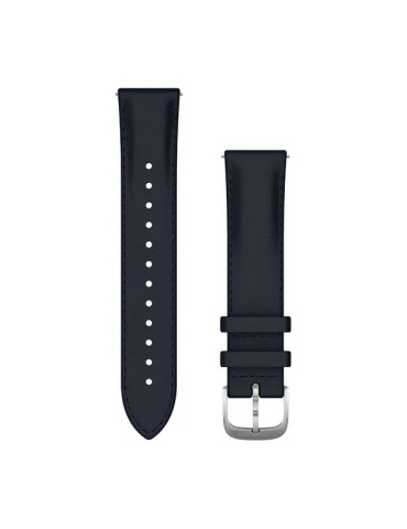 Ремінець Quick Release vivomove, Luxe, 20mm, Leather, Silver-Blue