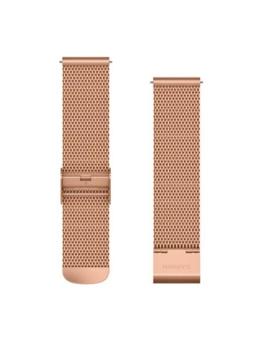 Ремінець Quick Release vivomove, Luxe, 20mm, Milanese, Rose Gold-Black