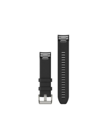 Ремінець для MARQ, QuickFit 22m, Black Silicone Strap
