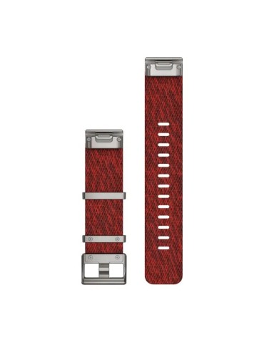 Ремінець для MARQ, QuickFit 22m, Jacquard Weave Nylon Strap,Red Bands