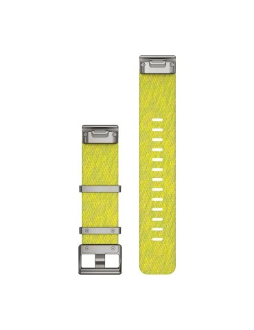 Ремінець для MARQ, QuickFit 22m, Jacquard Weave Nylon Strap, Yel/Green Bands