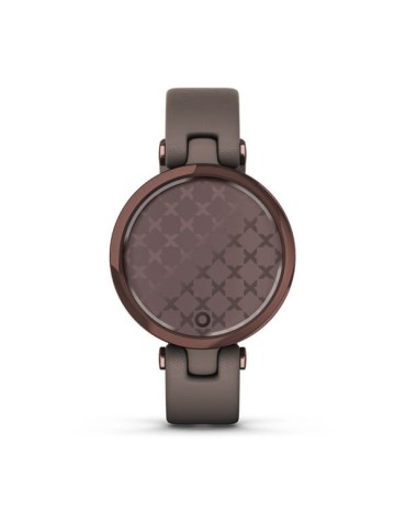 Garmin Lily - Безель із темної бронзи з корпусом Paloma та італійським шкіряним ремінцем