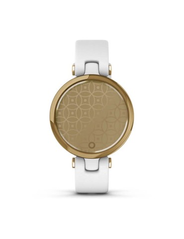 Garmin Lily - Світло-золотий безель з білим корпусом та італійським шкіряним ремінцем