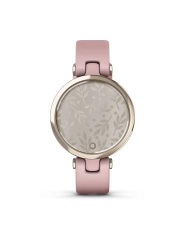 Garmin Lily - Безель із кремового золота, ніжно-рожевий корпус і силіконовий ремінець