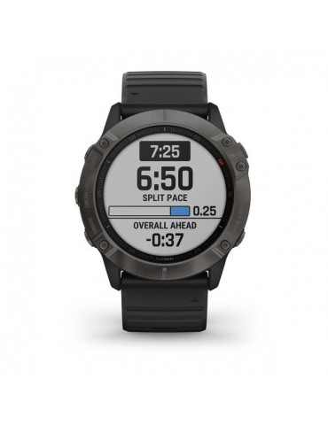 Garmin fenix 6X SAPPHIRE - Carbon Gray DLC with Black Band