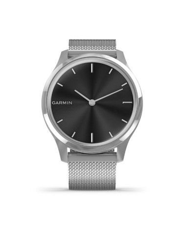 Garmin vivomove Luxe, Premium, Silver-Black, Milanese