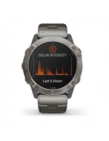 Garmin fenix 6X PRO SOLAR - Titanium with Vented Titanium Bracelet