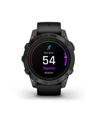 Garmin epix Pro (Gen 2) – Sapphire | 47 mm - Carbon Gray DLC Titanium with Black Band