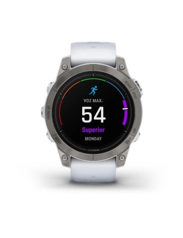 Garmin epix Pro (Gen 2) – Sapphire | 47 mm - Titanium with Whitestone Band