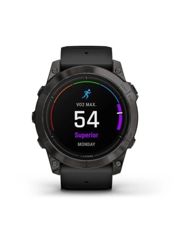 Garmin epix Pro (Gen 2) – Sapphire | 51 mm - Carbon Gray DLC Titanium with Black Band