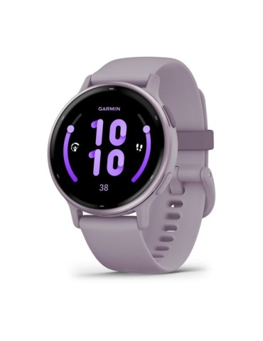 Garmin vivoactive 5 - Metallic Orchid Aluminum Bezel with Orchid Case and Silicone Band