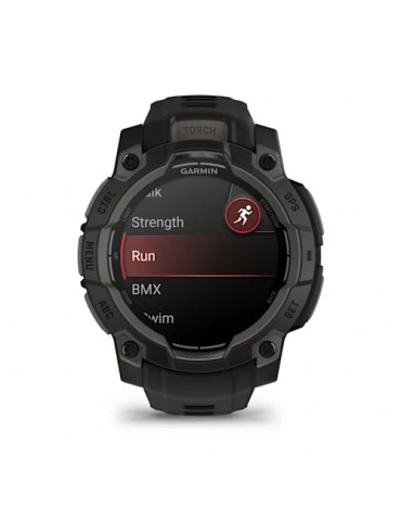Garmin Instinct 3 AMOLED (45 mm) Чорний з Чорним ремінцем - Смарт-годинник