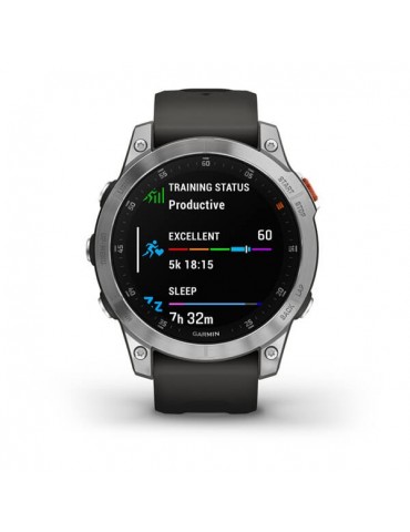 Garmin Epix 2 AMOLED Slate/Stainless Steel with silicone band
